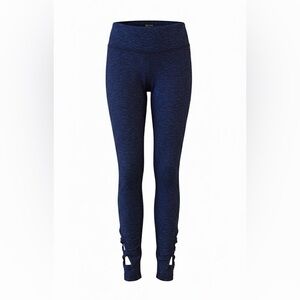 Marika Balance Collection High-Waist Ankle Cutout Leggings Navy Blue S